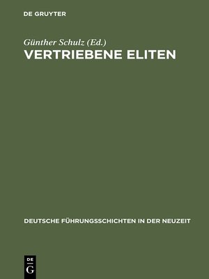 cover image of Vertriebene Eliten